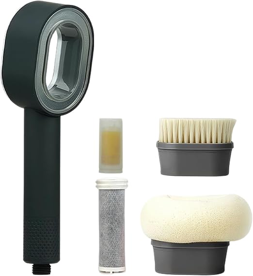 Puera shower head with limescale filter
